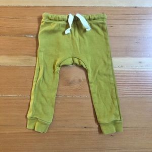 Mabo 3M organic cotton leggings in chartreuse